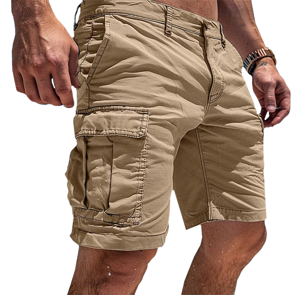 Men's Multi-Pocket Cargo Utility Shorts
