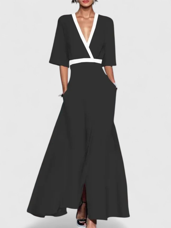 Women's Elegant Floral Print Wide-Leg Jumpsuit