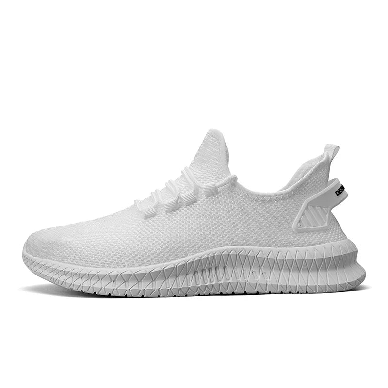 Men's Breathable Mesh Lace-Up Sneakers