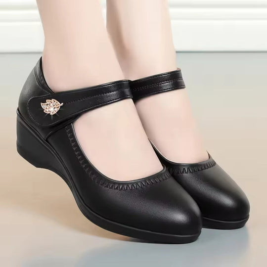 Damen Mary Jane Schuhe mit niedrigem Absatz für Komfort
