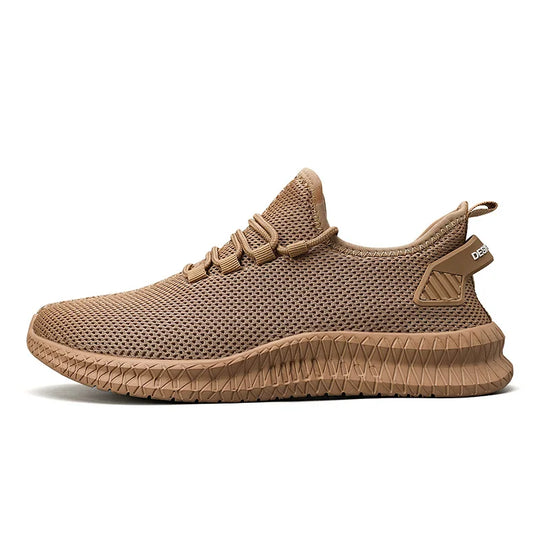 Men's Breathable Mesh Lace-Up Sneakers