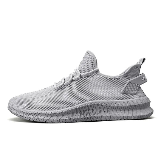 Men's Breathable Mesh Lace-Up Sneakers