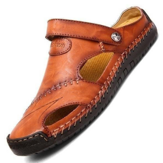 Men's Cutout Strap Slip-On Casual Clogs