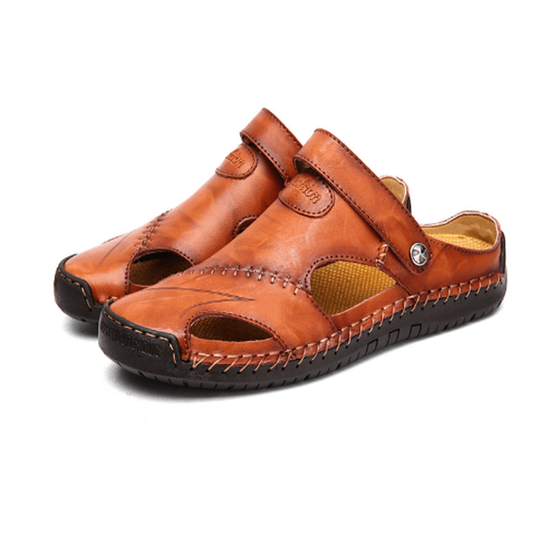 Men's Cutout Strap Slip-On Casual Clogs