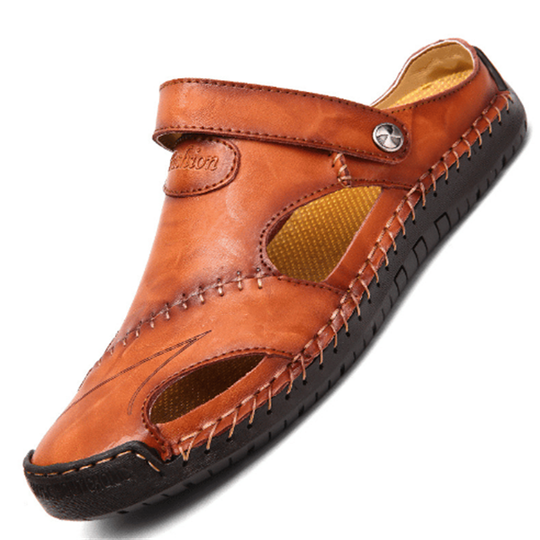 Men's Cutout Strap Slip-On Casual Clogs