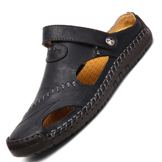 Men's Cutout Strap Slip-On Casual Clogs