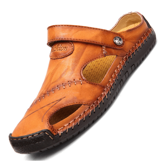Men's Cutout Strap Slip-On Casual Clogs