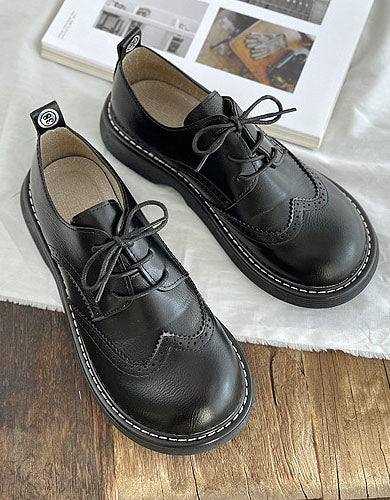Damen Brogue Schnür-Oxford Schuhe