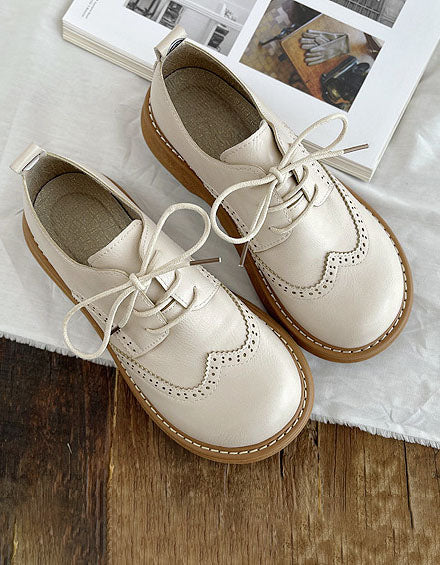Damen Brogue Schnür-Oxford Schuhe