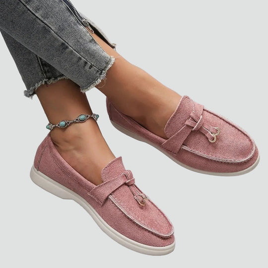 Damen Wildleder Quasten Komfort Loafers