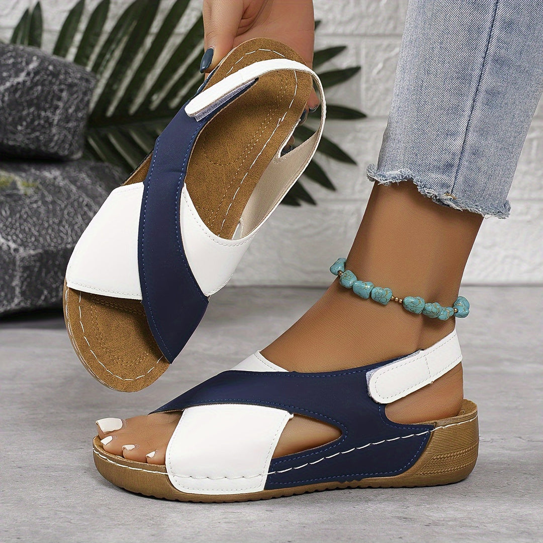 Women's Adjustable Comfort Cross-Strap Sandals