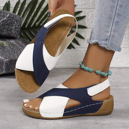 Women's Adjustable Comfort Cross-Strap Sandals