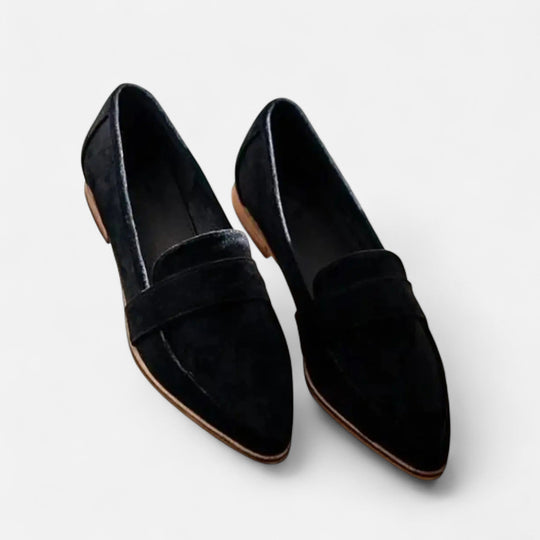 Women's Classic Suede Pointed-Toe Loafers