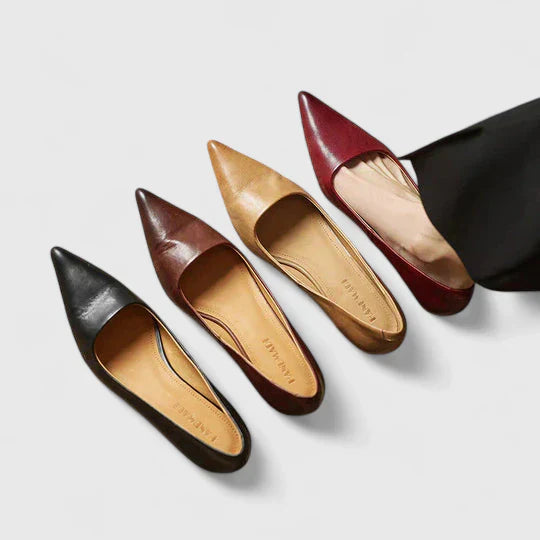 Women's Elegant Pointed-Toe Kitten Heel Pumps