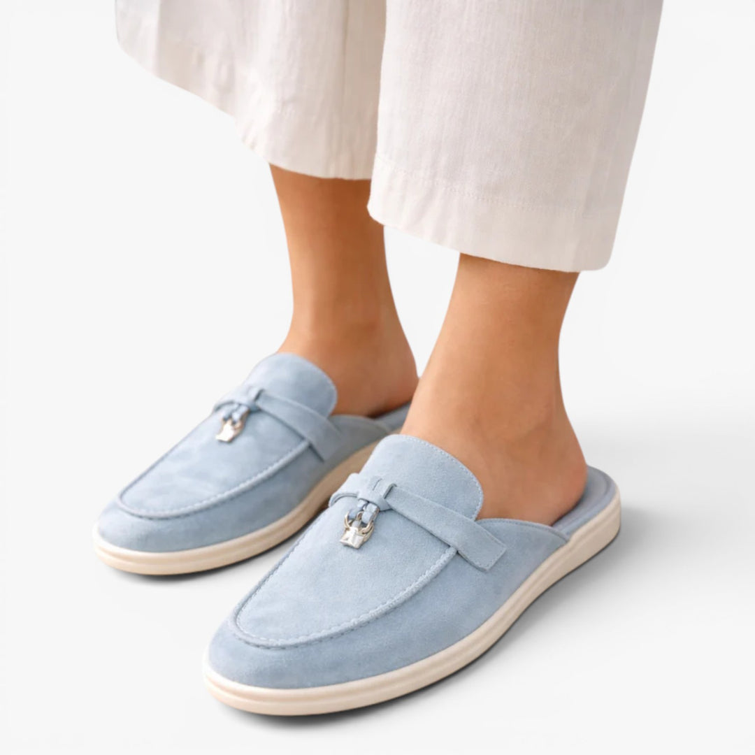 Women's Chic Suede Slip-On Mule Loafers