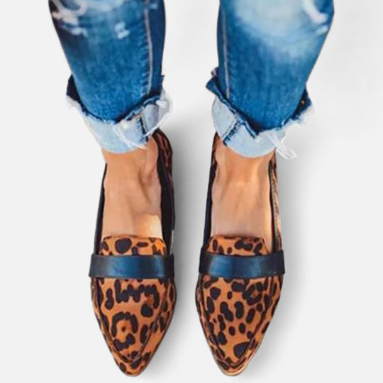 Women's Classic Suede Pointed-Toe Loafers