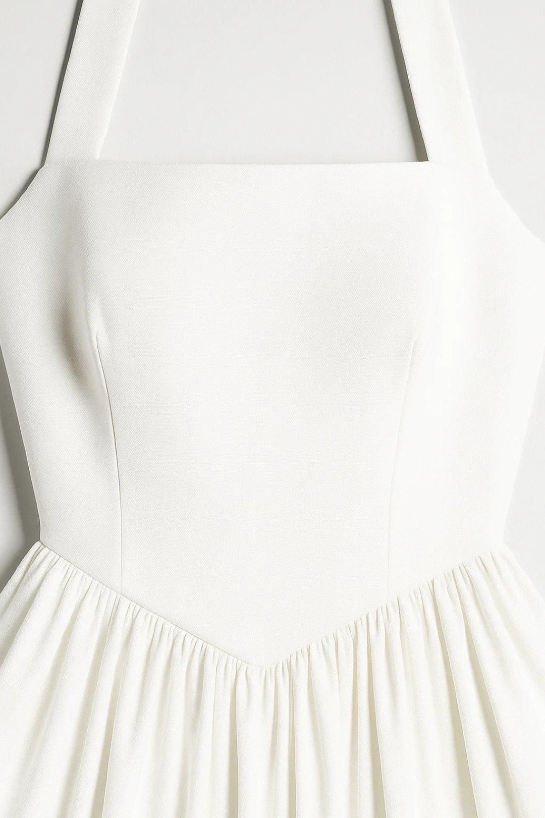 Women's Halter Neck A-Line Midi Dress