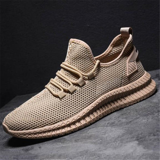 Men's Breathable Mesh Lace-Up Sneakers