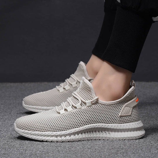 Men's Breathable Mesh Lace-Up Sneakers