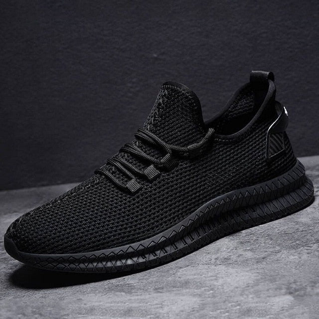 Men's Breathable Mesh Lace-Up Sneakers