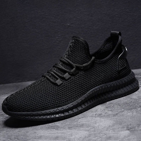 Men's Breathable Mesh Lace-Up Sneakers