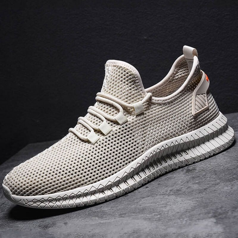 Men's Breathable Mesh Lace-Up Sneakers