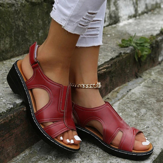 Women's Comfort Cutout Slingback Low-Heel Sandals