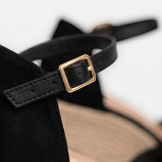 Women's Ankle Strap Espadrille Wedge Sandals