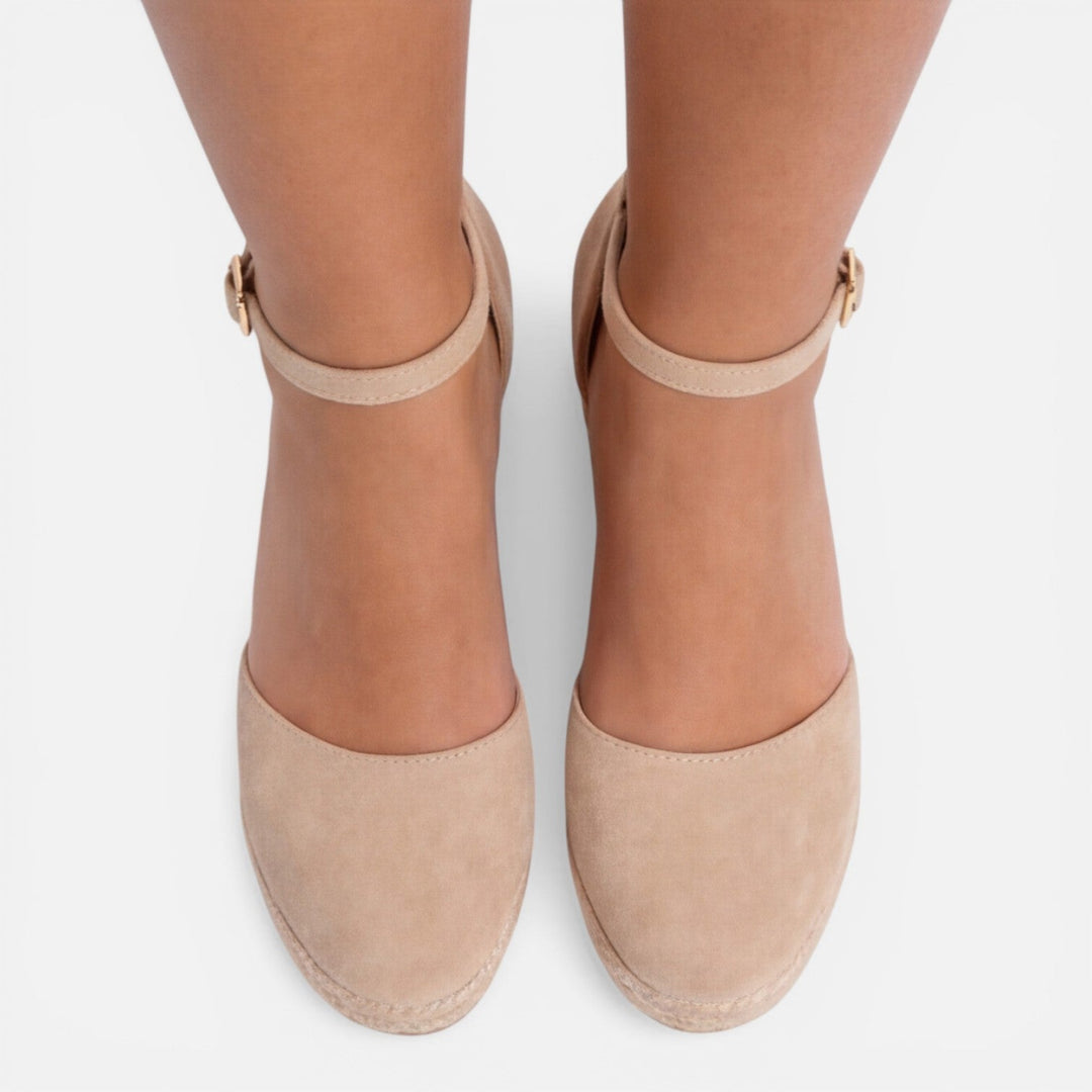 Women's Ankle Strap Espadrille Wedge Sandals