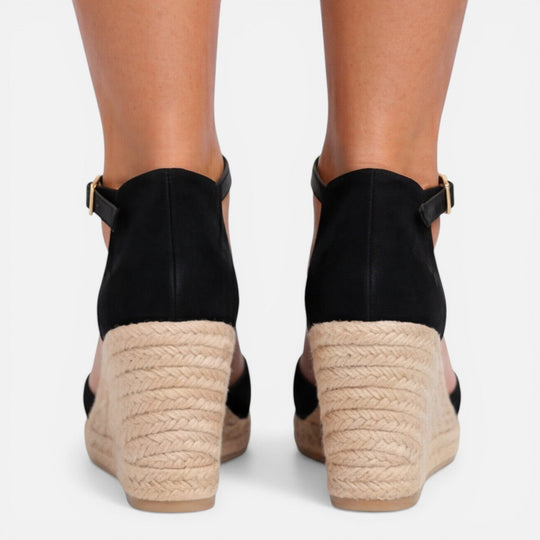 Women's Ankle Strap Espadrille Wedge Sandals