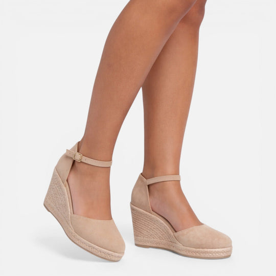 Women's Ankle Strap Espadrille Wedge Sandals