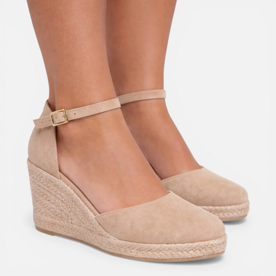 Women's Ankle Strap Espadrille Wedge Sandals