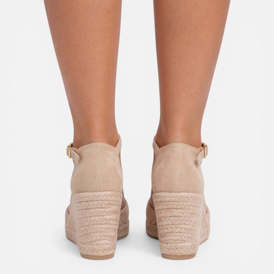 Women's Ankle Strap Espadrille Wedge Sandals