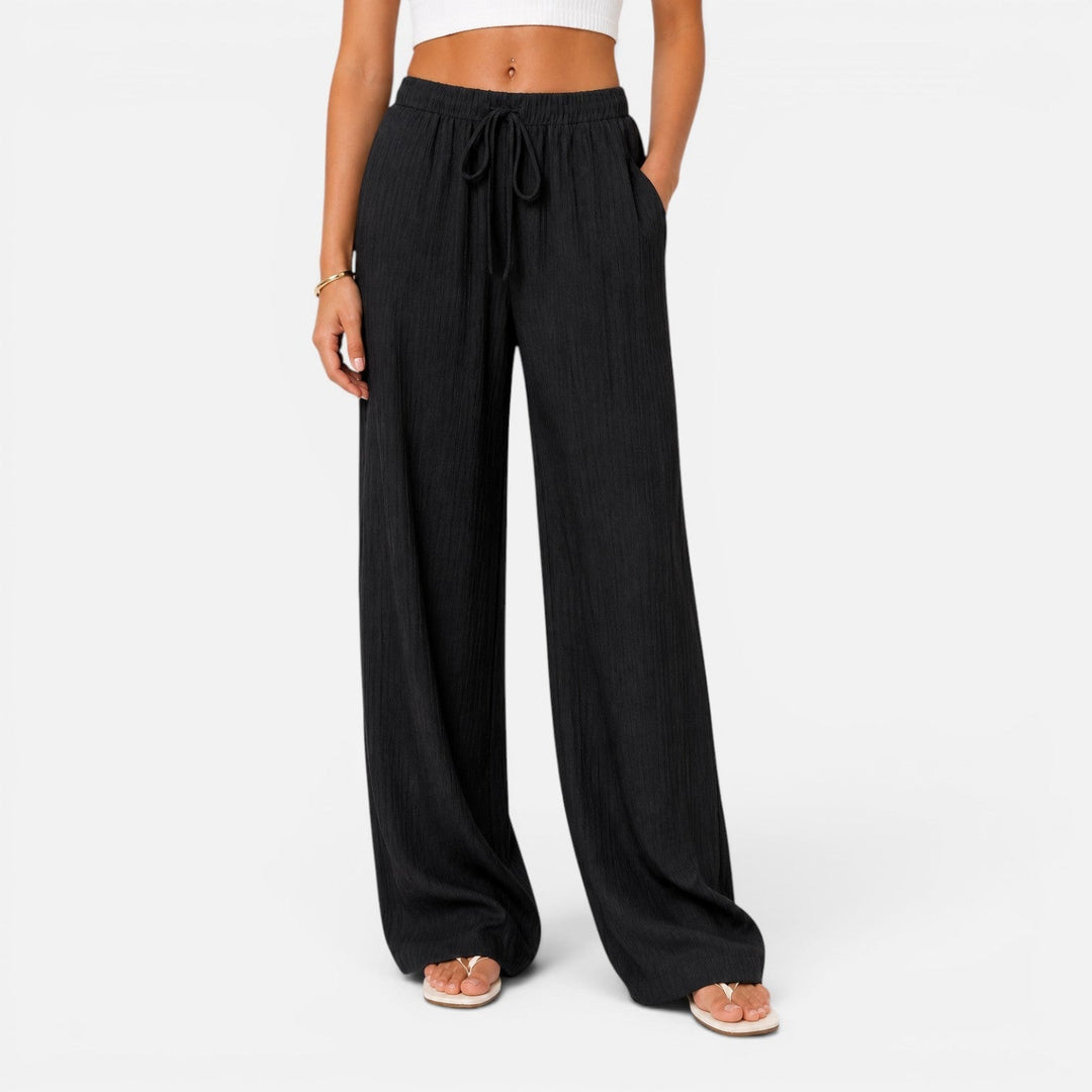 Women's Drawstring Wide Leg Lounge Pants